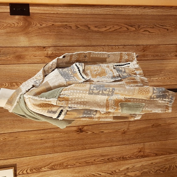 POL Cotton and Thermal Paisley-Printed Hooded Jacket (L) - Picture 5 of 9